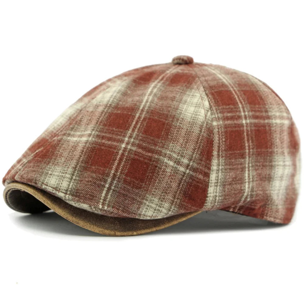 Charlestown Stained Tartan Gatsby Cap