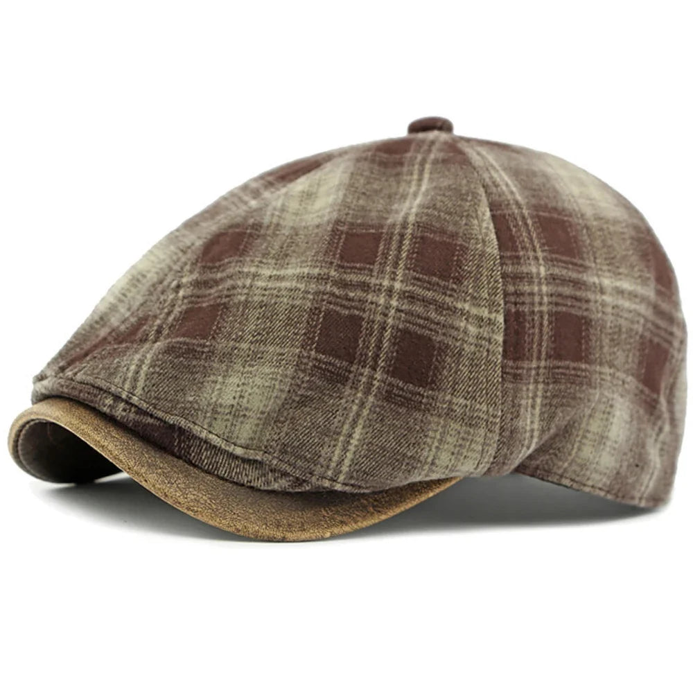 Charlestown Stained Tartan Gatsby Cap