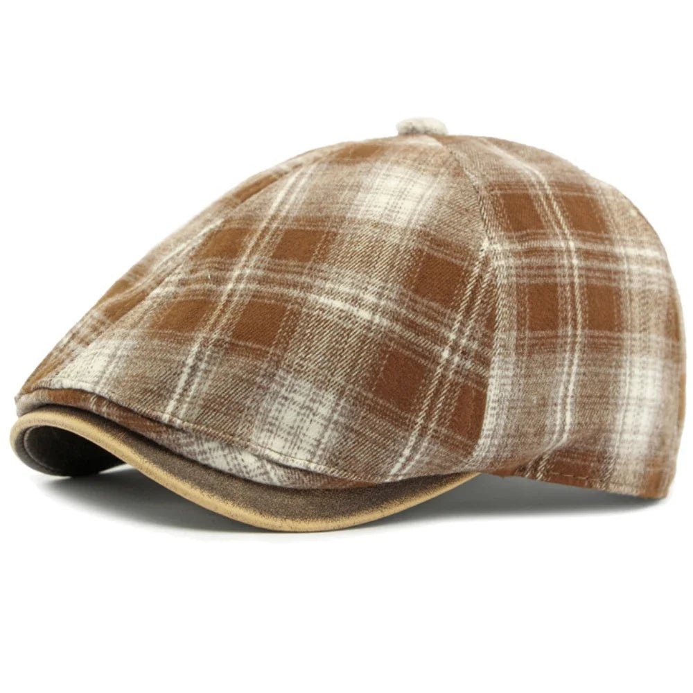 Charlestown Stained Tartan Gatsby Cap