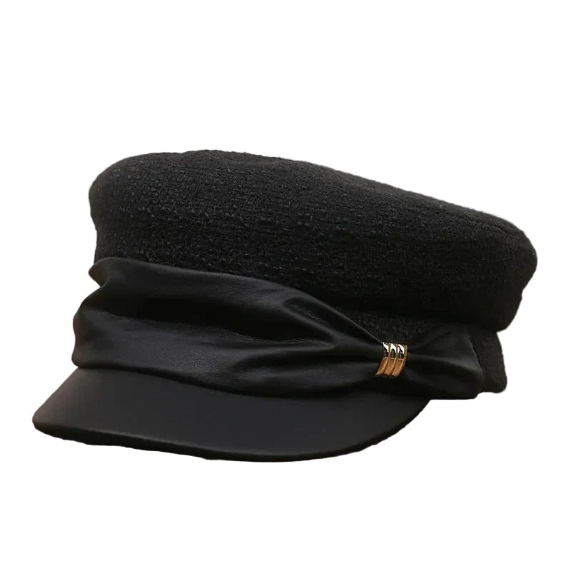 Charlotte Women Wool Knitted Sailor Cap