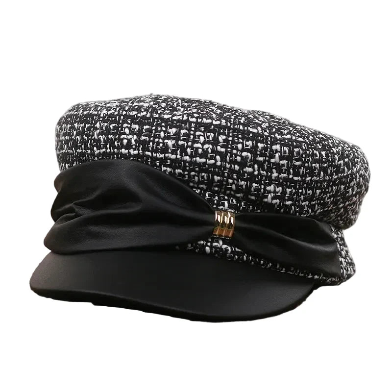 Charlotte Women Wool Knitted Sailor Cap