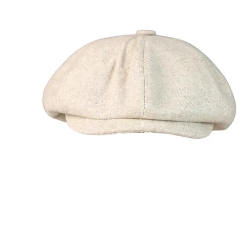 Charolais Wool Newsboy Cap