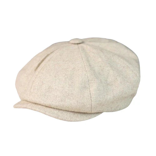 Charolais Wool Newsboy Cap