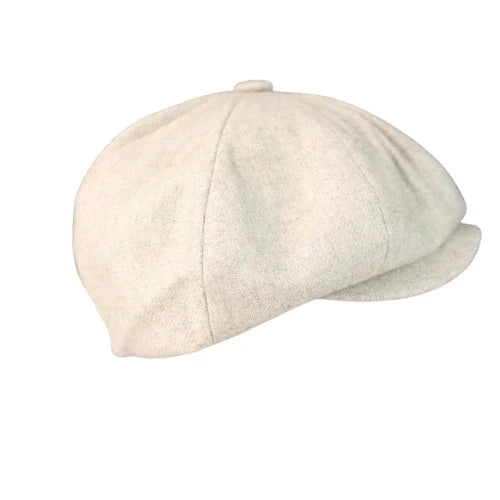 Charolais Wool Newsboy Cap