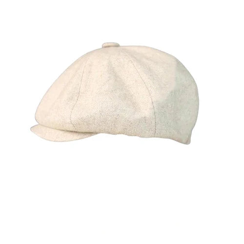 Charolais Wool Newsboy Cap