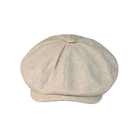 Charolais Wool Newsboy Cap