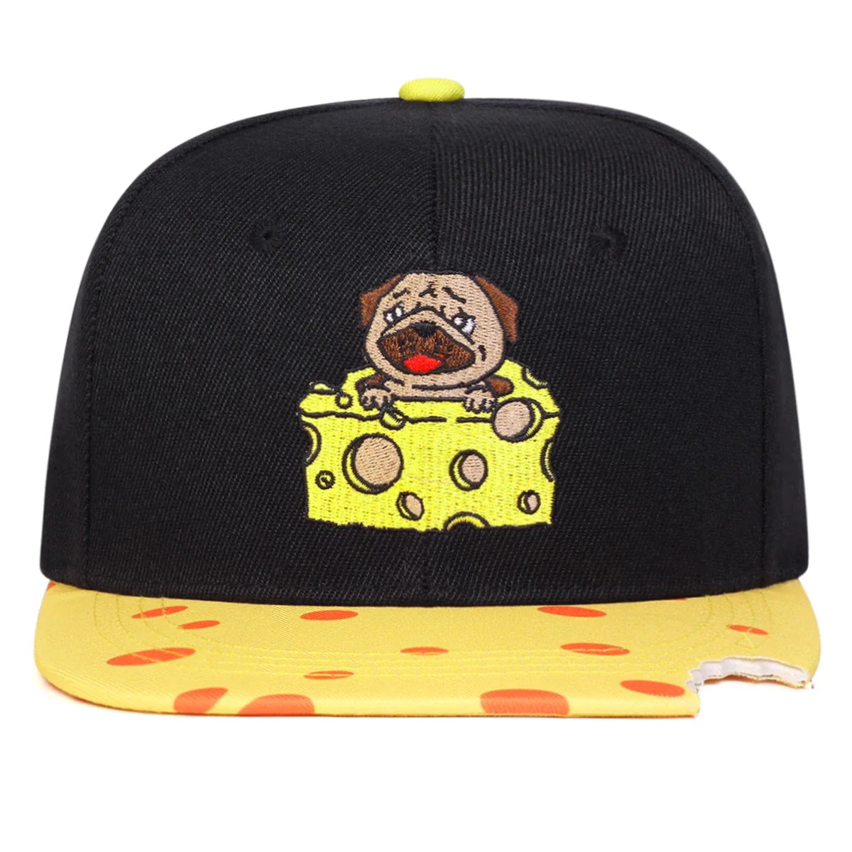 Cheesy Bulldog Snapback Cap