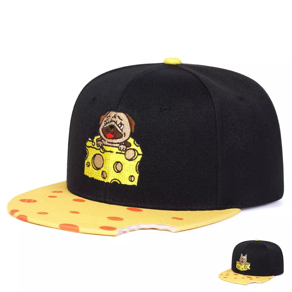Cheesy Bulldog Snapback Cap