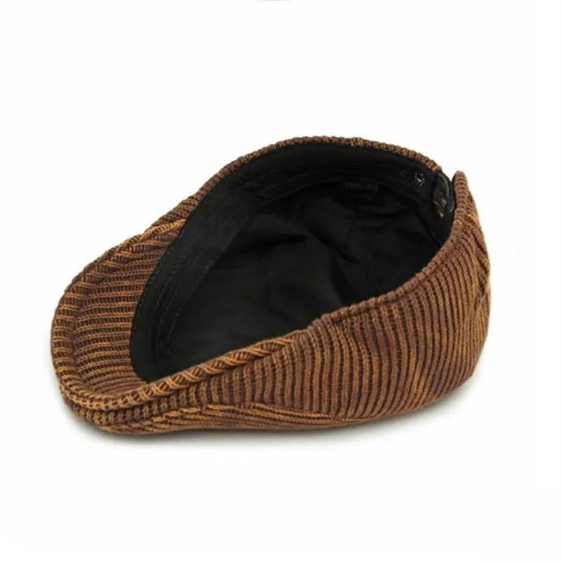 Chester Winter Worn Corduroy Flat Cap