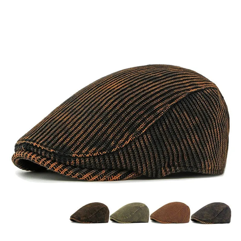 Chester Winter Worn Corduroy Flat Cap