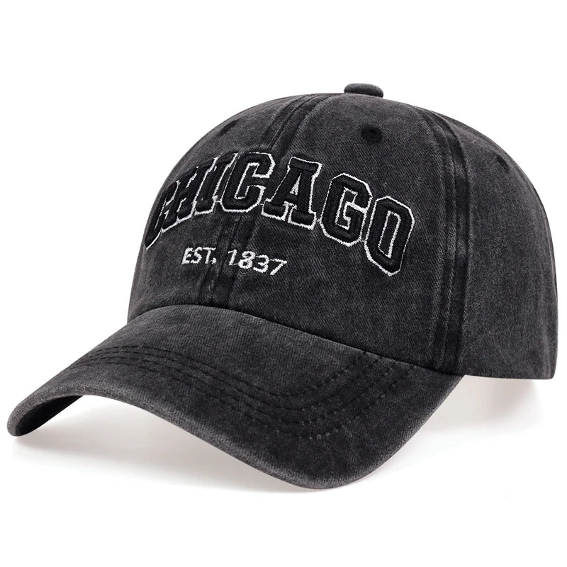 Chicago 1837 Washed Cotton Baseball Cap