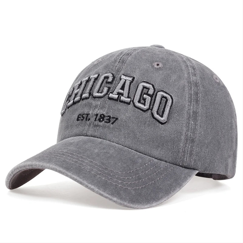 Chicago 1837 Washed Cotton Baseball Cap