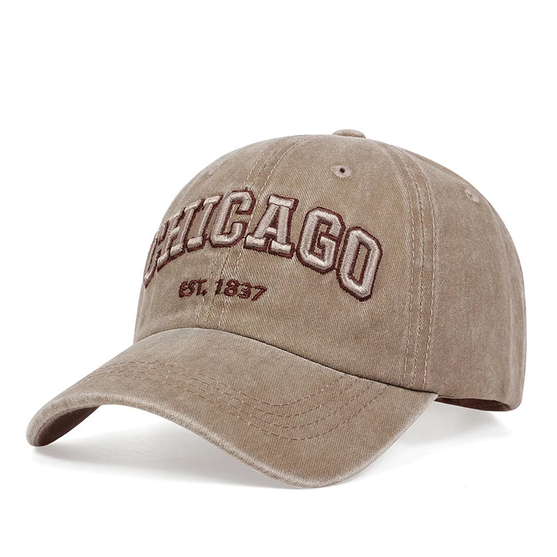 Chicago 1837 Washed Cotton Baseball Cap