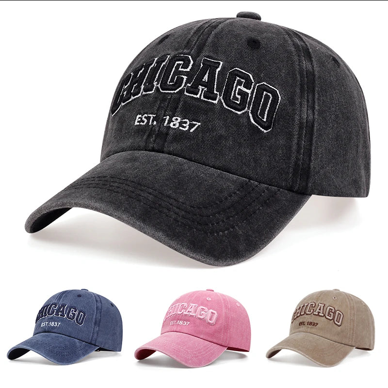 Chicago 1837 Washed Cotton Baseball Cap
