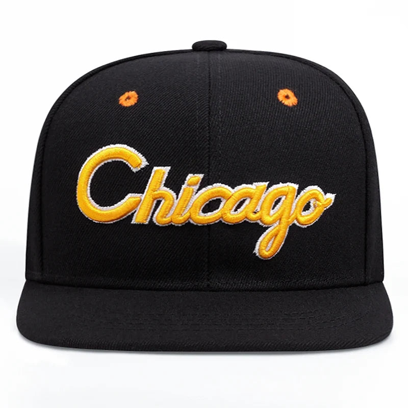 Chicago Black & Yellow Snapback Cap