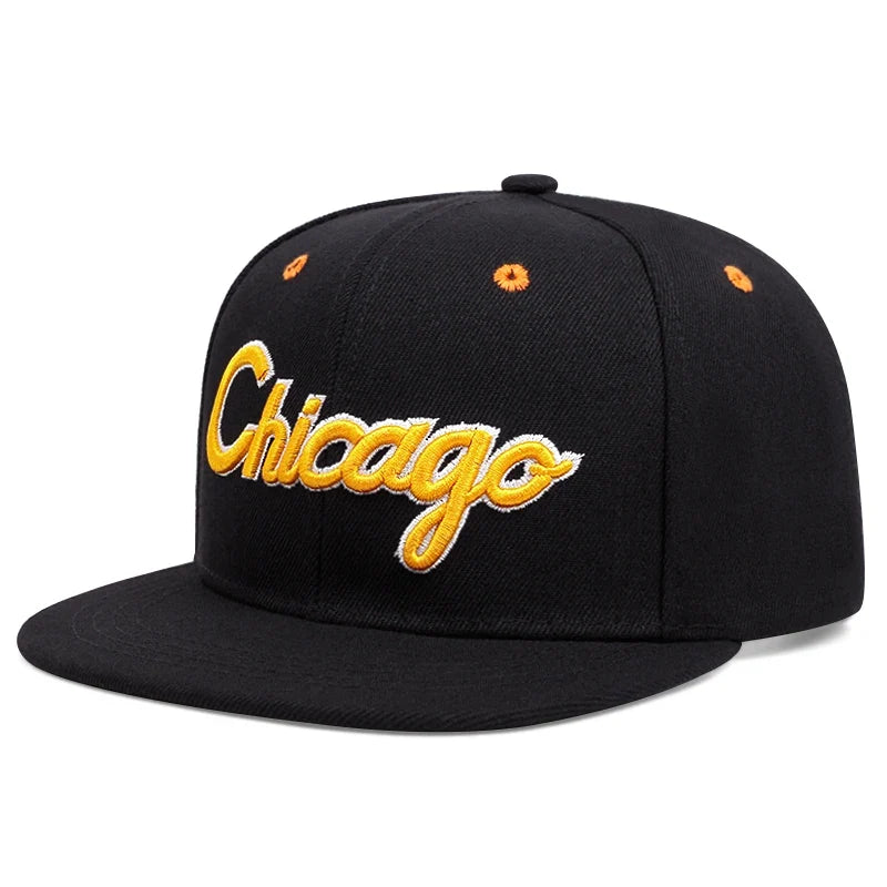 Chicago Black & Yellow Snapback Cap