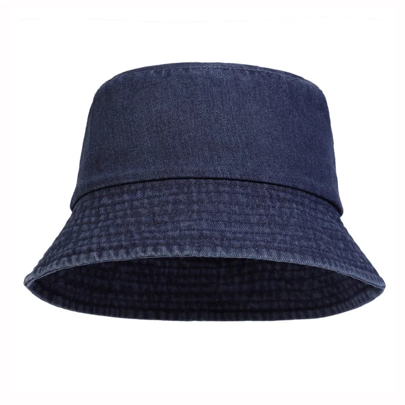 Chicago Plain Denim Bucket Hat