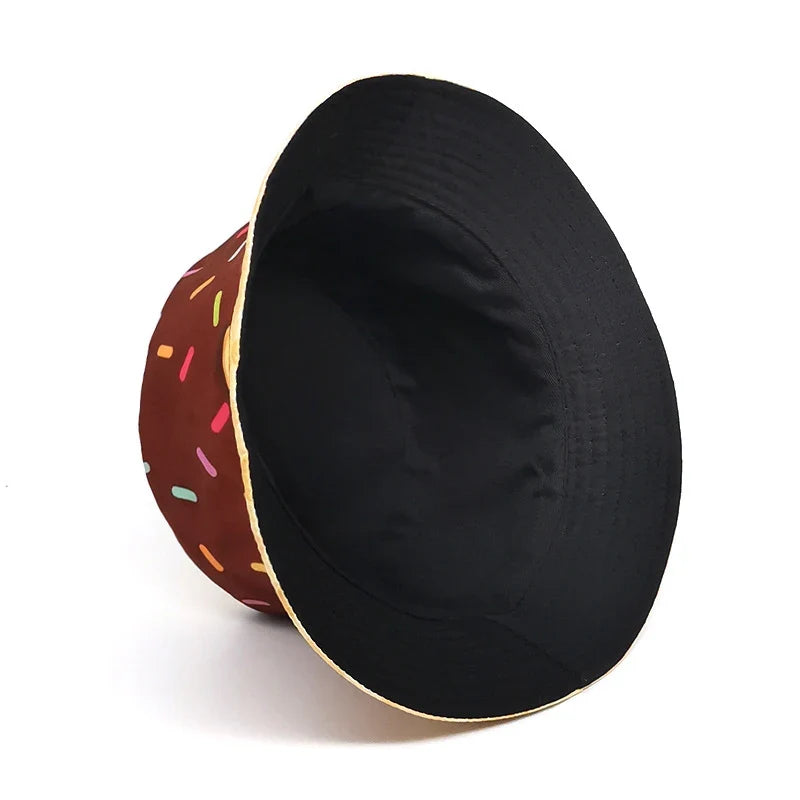 Chocolate Waffle Reversible Bucket Hat