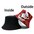 Christmas Santa Claus Reversible Bucket Hat