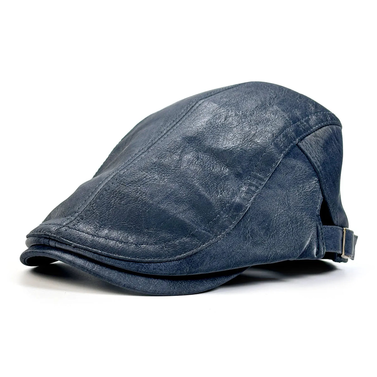 Clapton Retro Distressed Suede Duckbill Flat Cap