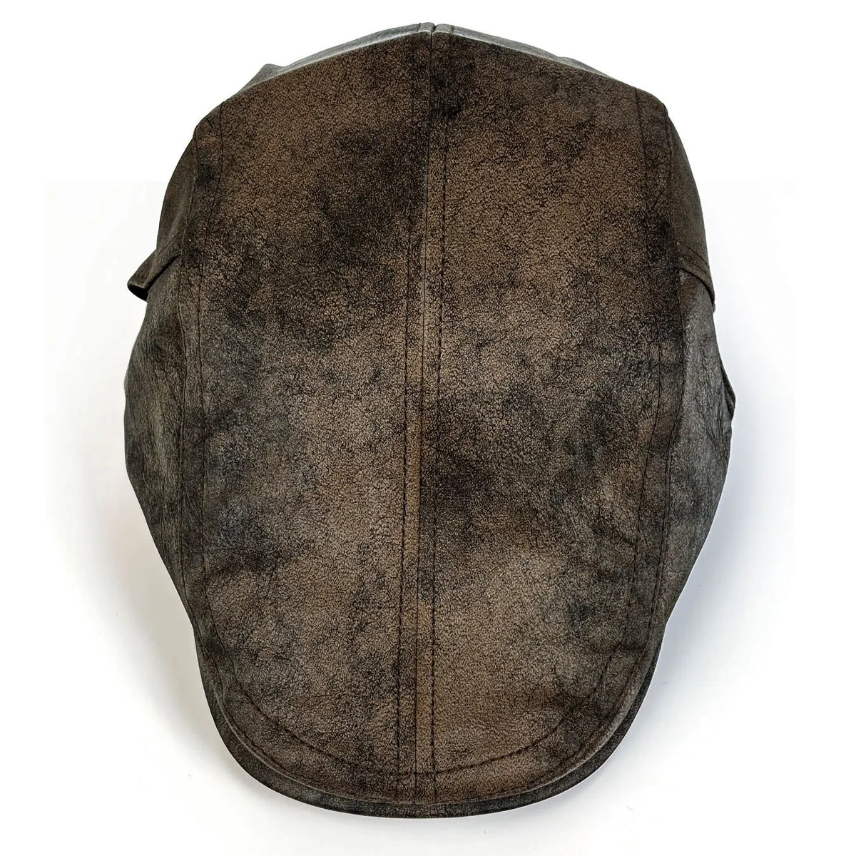 Clapton Retro Distressed Suede Duckbill Flat Cap