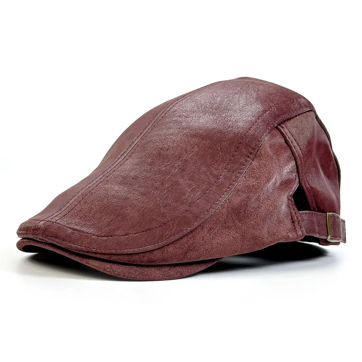 Clapton Retro Distressed Suede Duckbill Flat Cap