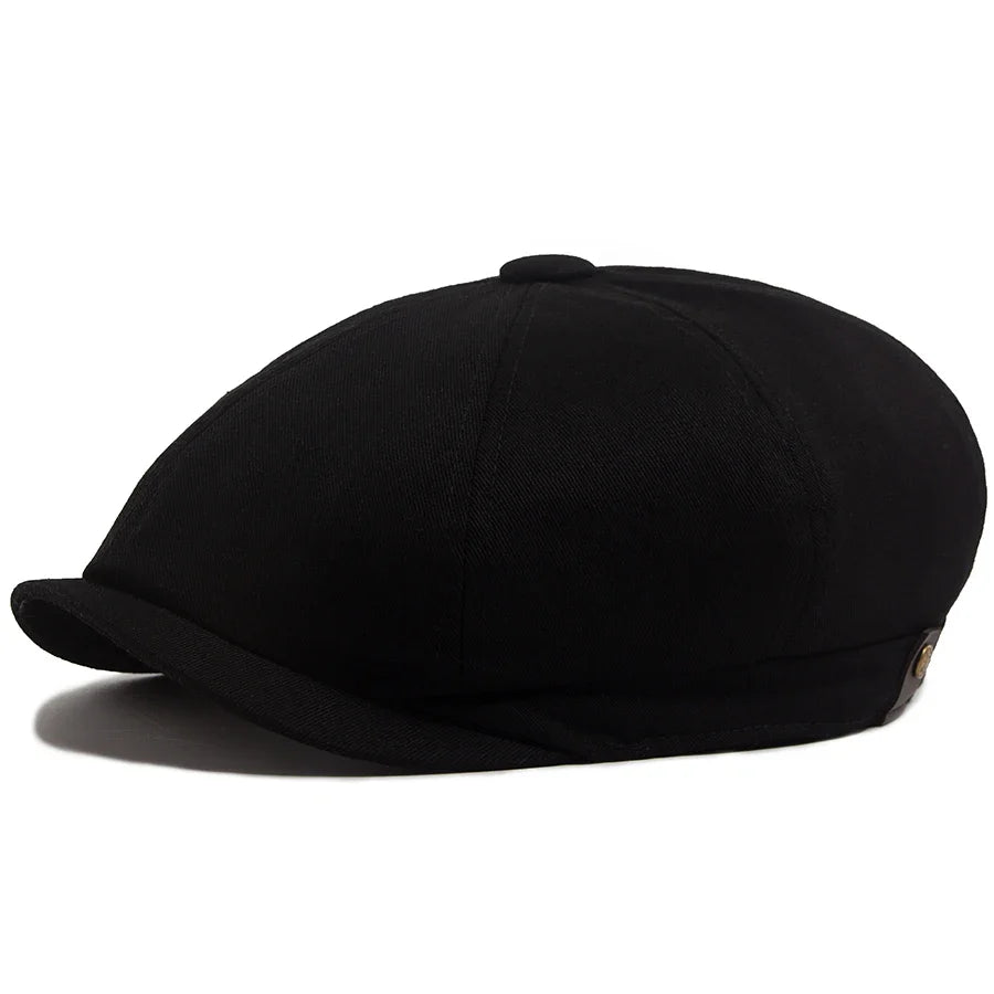 Clarke Vintage Cotton Newsboy Cap