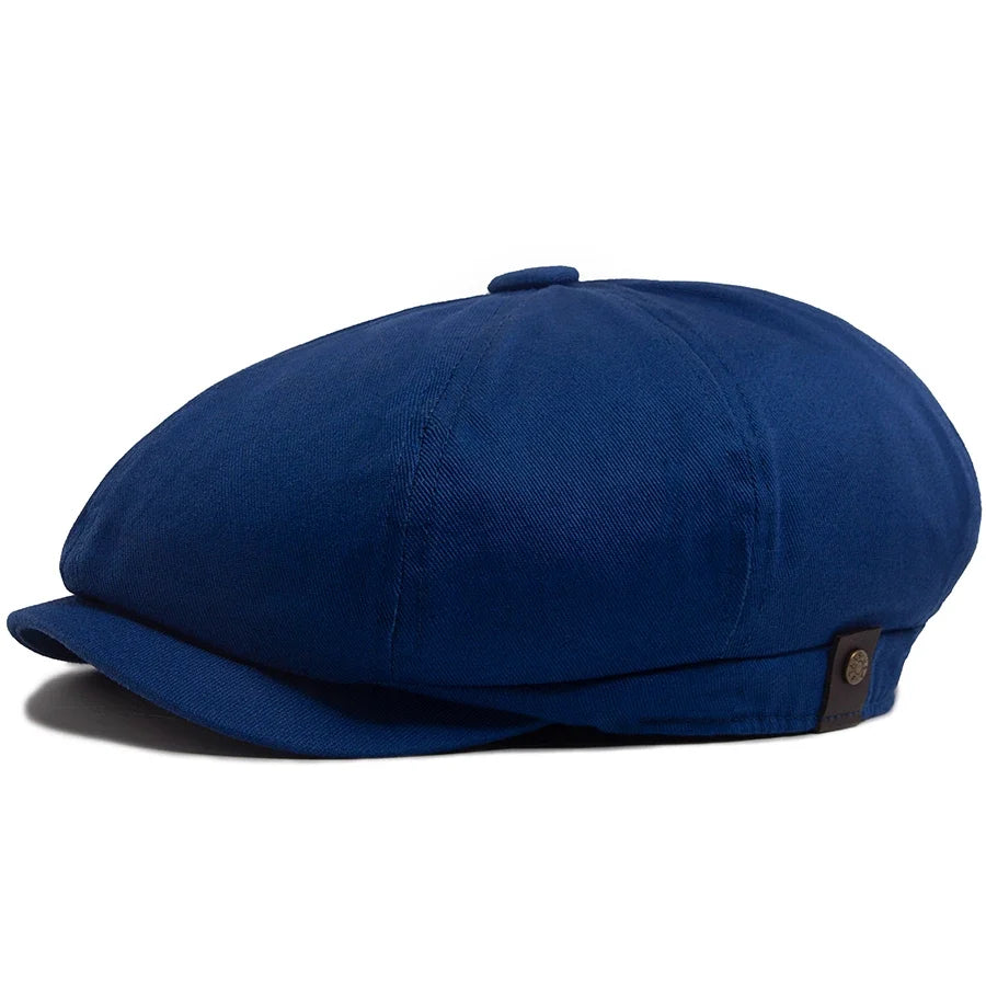 Clarke Vintage Cotton Newsboy Cap
