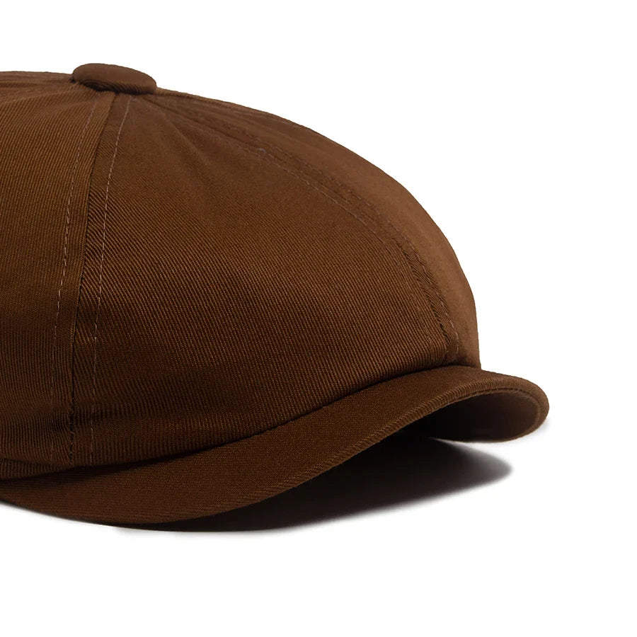 Clarke Vintage Cotton Newsboy Cap