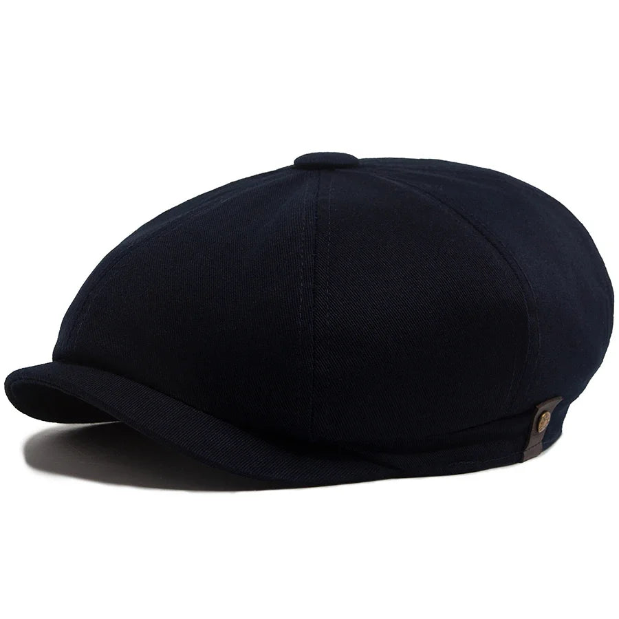 Clarke Vintage Cotton Newsboy Cap