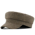 Classic Houndstooth Sailor Cap