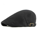Classic Plain Cotton Flat Cap
