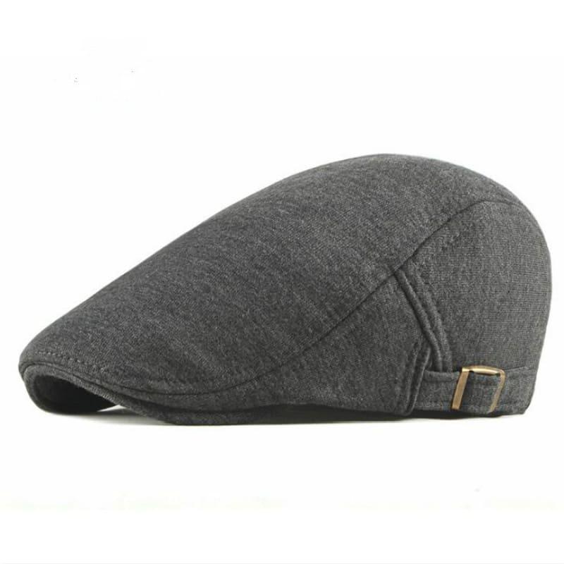 Classic Plain Cotton Flat Cap