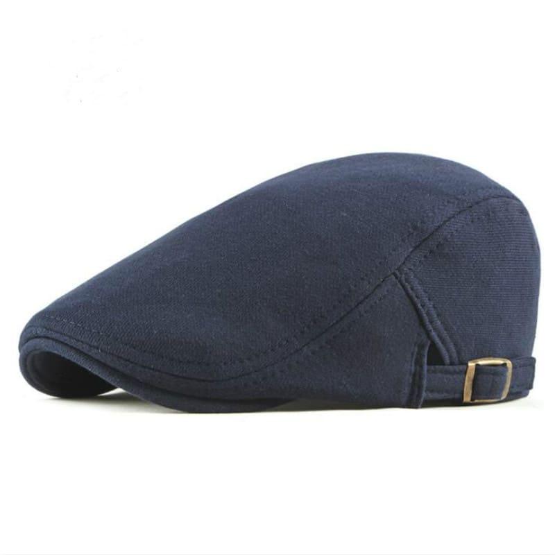 Classic Plain Cotton Flat Cap