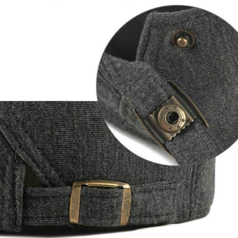 Classic Plain Cotton Flat Cap
