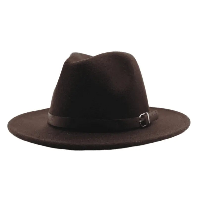 Classic Plain Felt Fedora Hat