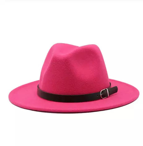 Classic Plain Felt Fedora Hat