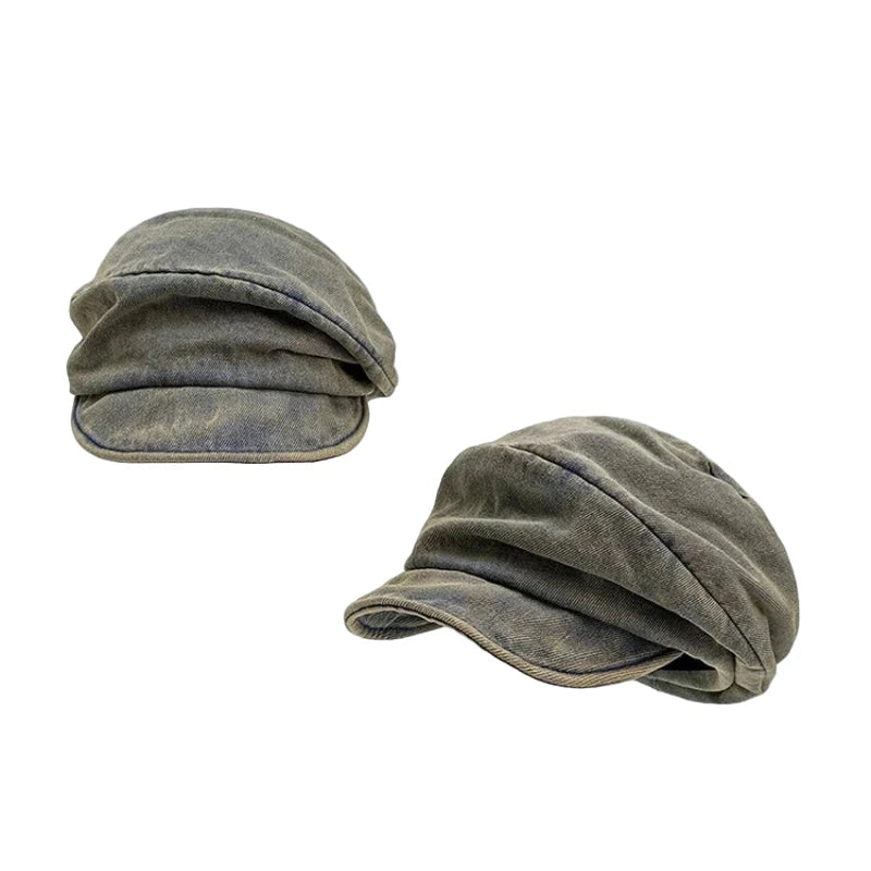 Claudette Vintage Denim Cap