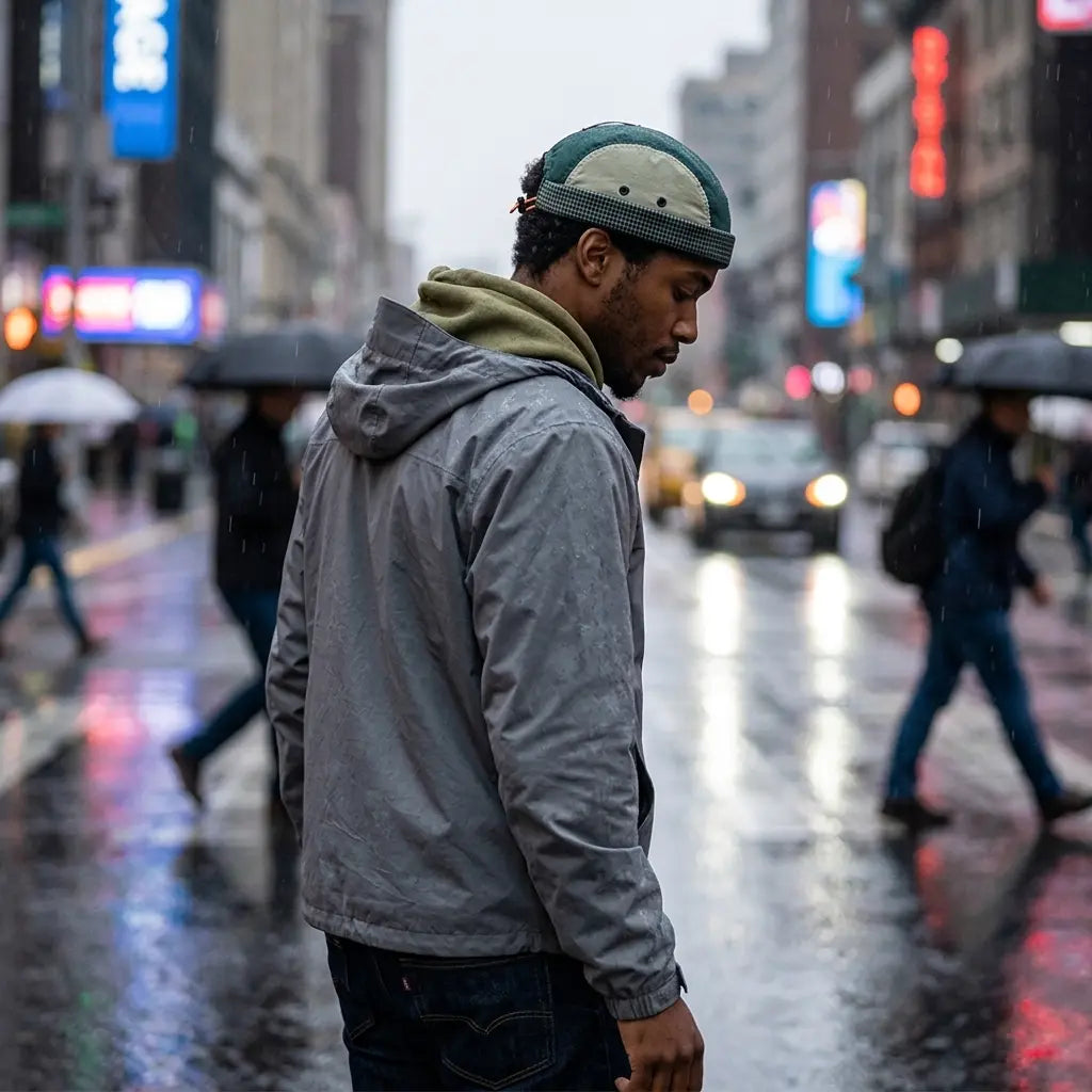 Clifton Patchwork Waterproof Docker Cap