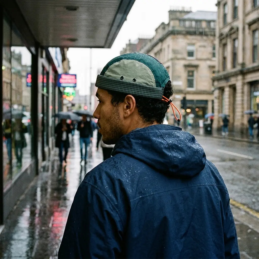 Clifton Patchwork Waterproof Docker Cap