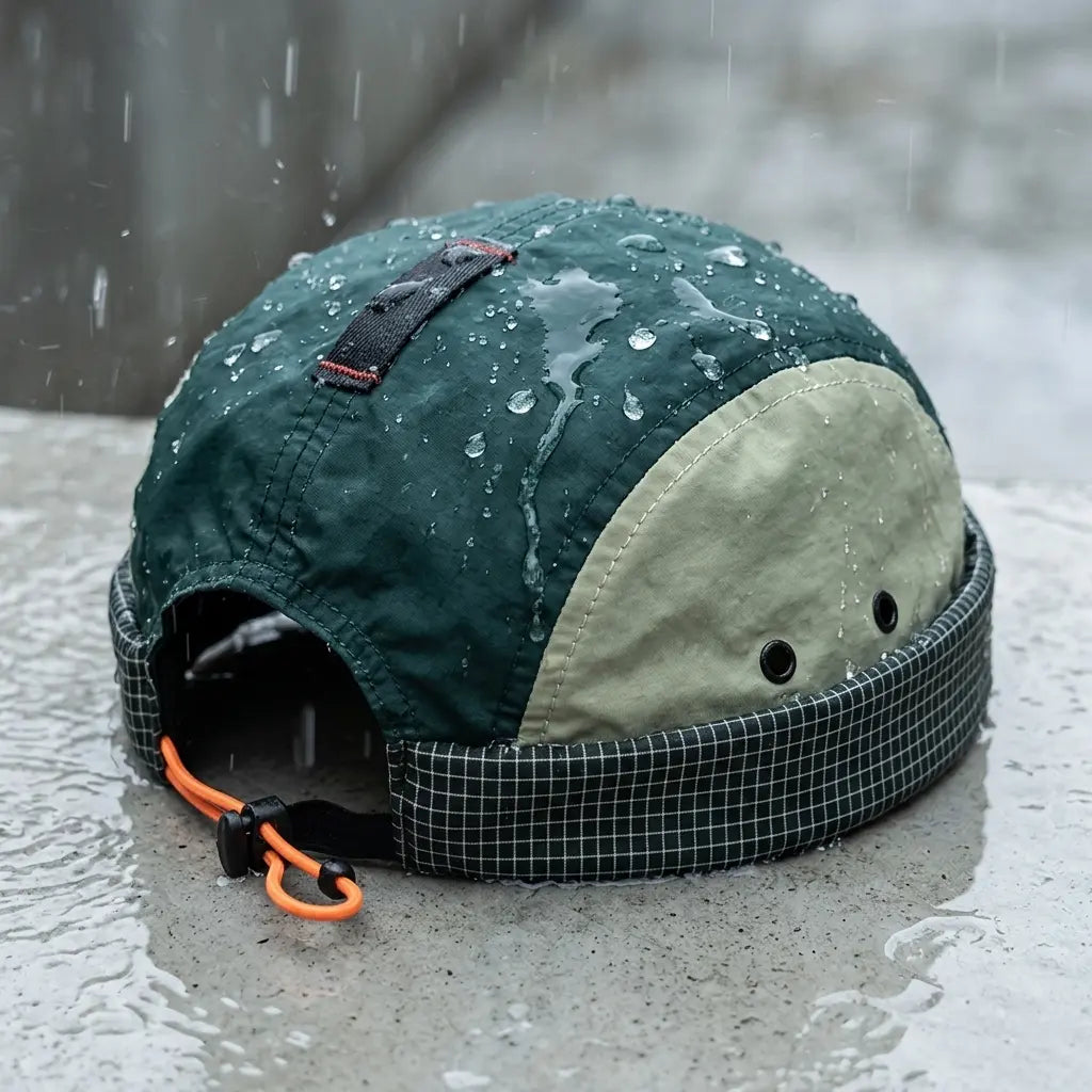 Clifton Patchwork Waterproof Docker Cap