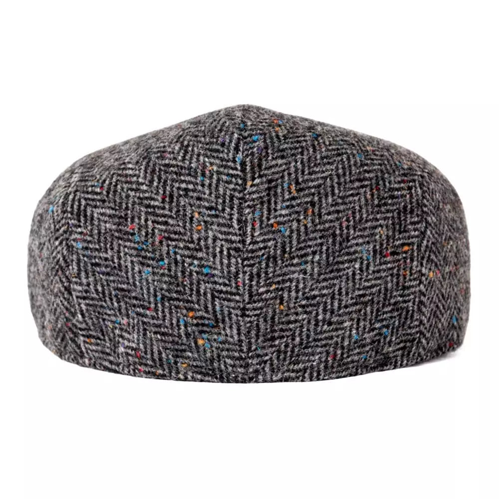 Clifton Flecked Wool Flat Cap