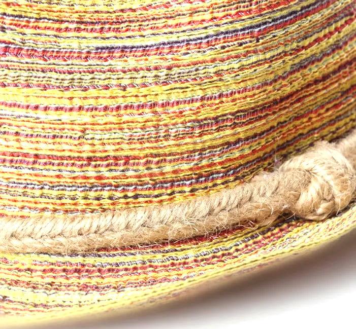 Cocoa Summer Striped Trilby Hat