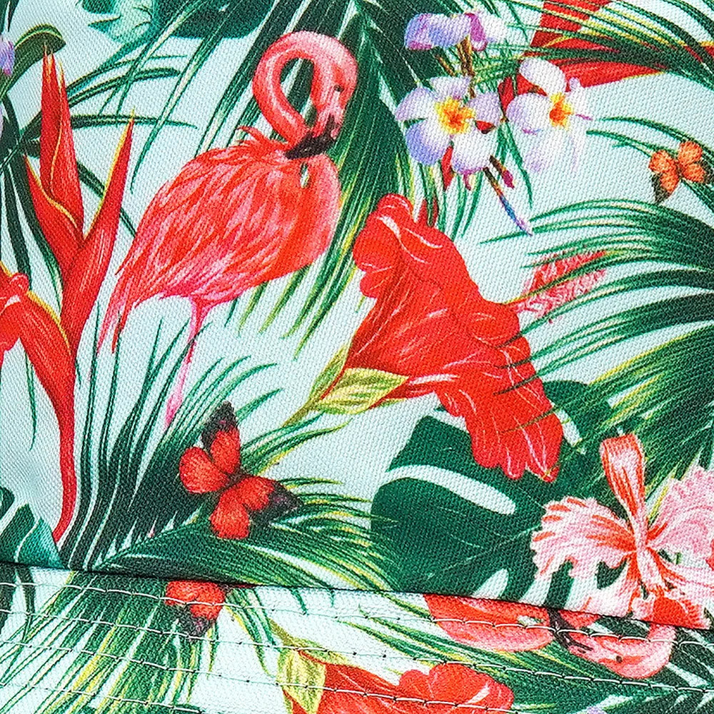 Coconut Tree Reversible Bucket Hat