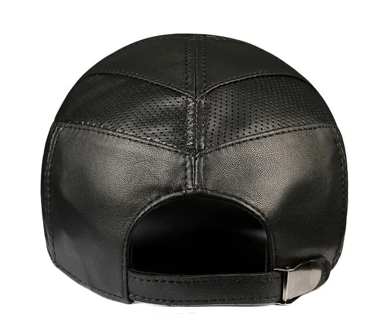 Coleman Genuine Leather Baseball Cap
