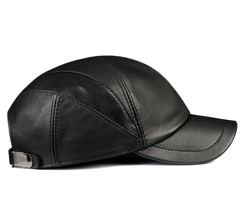 Coleman Genuine Leather Baseball Cap