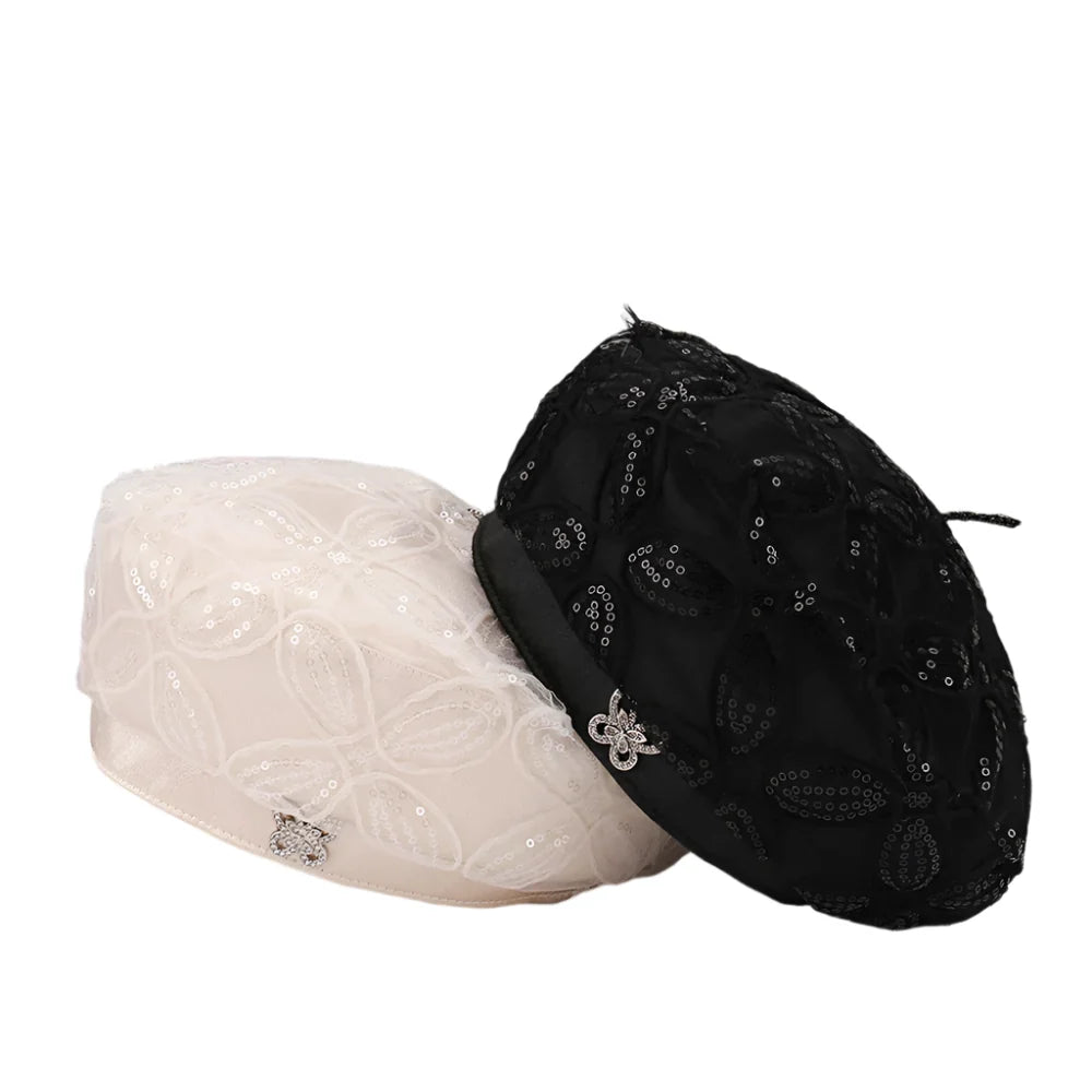 Collioure Glitter Butterflies Beret