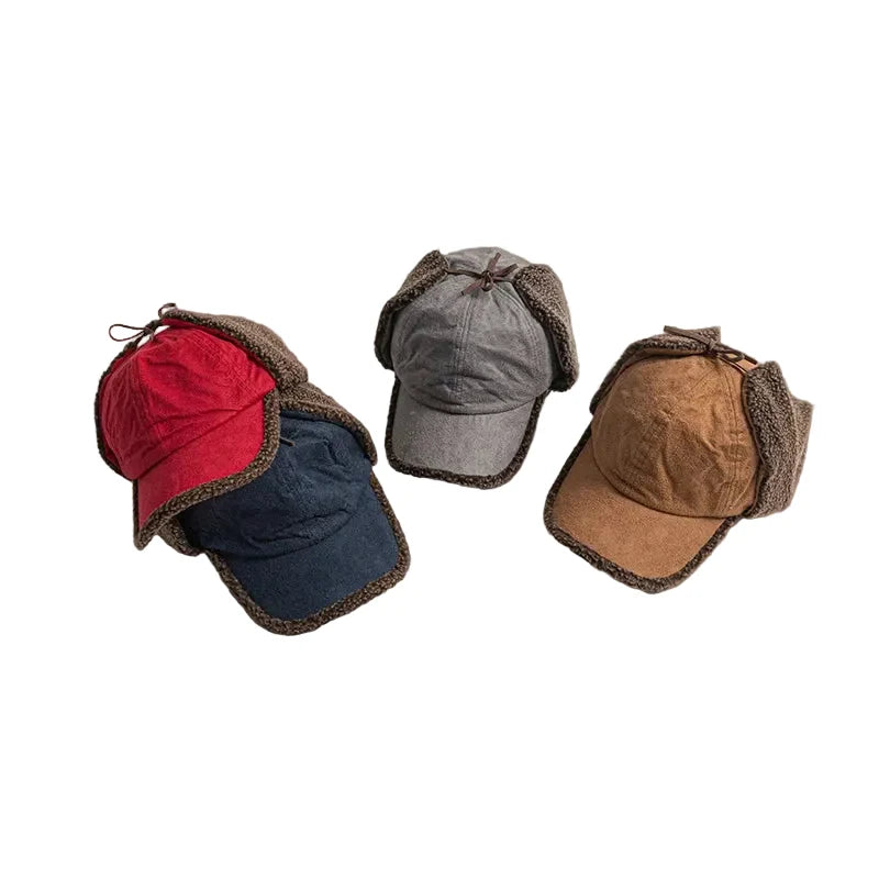 Colorado Winter Fur Earflaps Baseball Cap