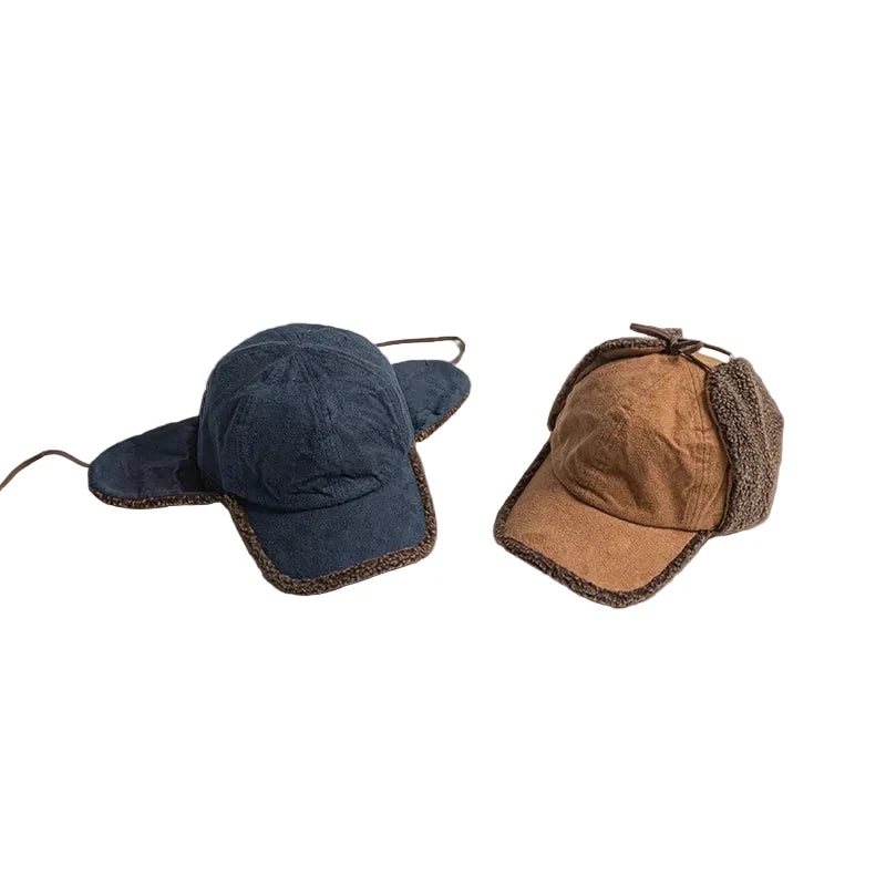 Colorado Winter Fur Earflaps Baseball Cap