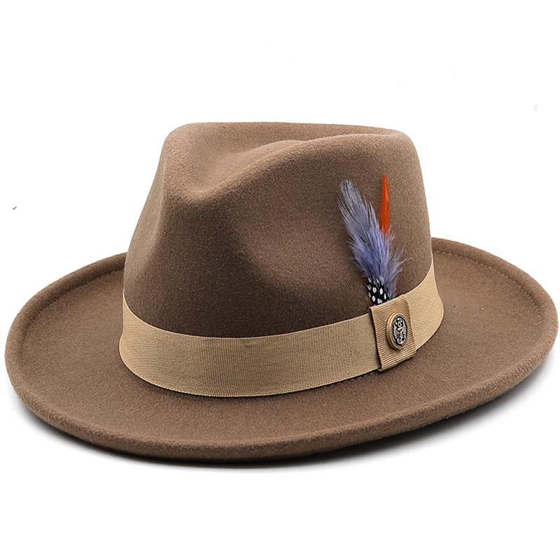 Coltrane Feather Fedora Hat